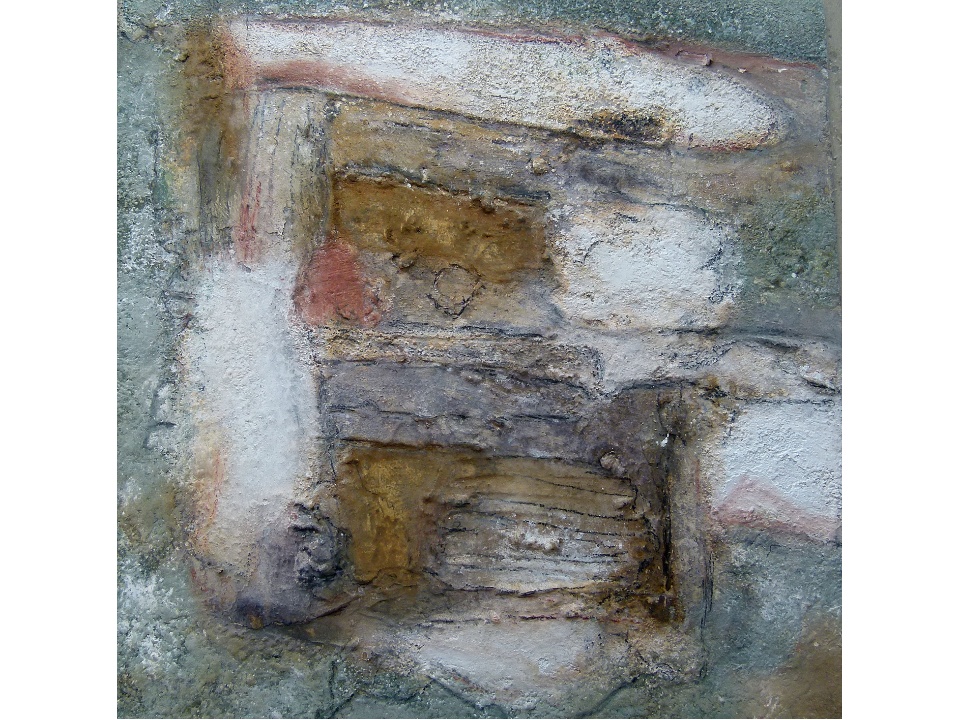 25x25 Papierarbeit I