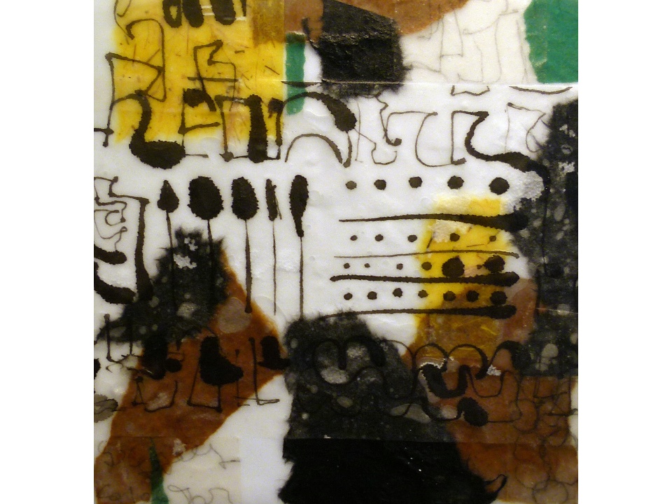 30x30 Collage auf Holz